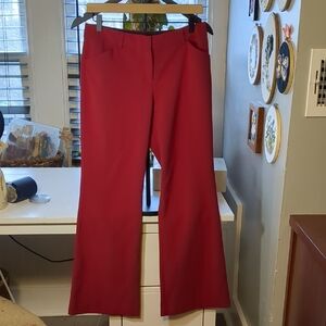 Victoria's Secret Bold Red Flare Pants